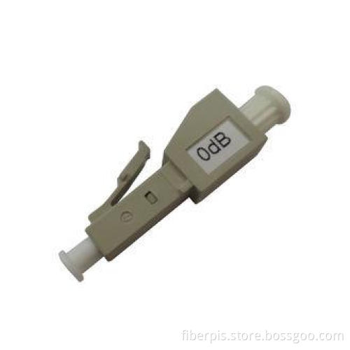 0dB LC Multimode Fiber Optic Attenuator with High Return Lo